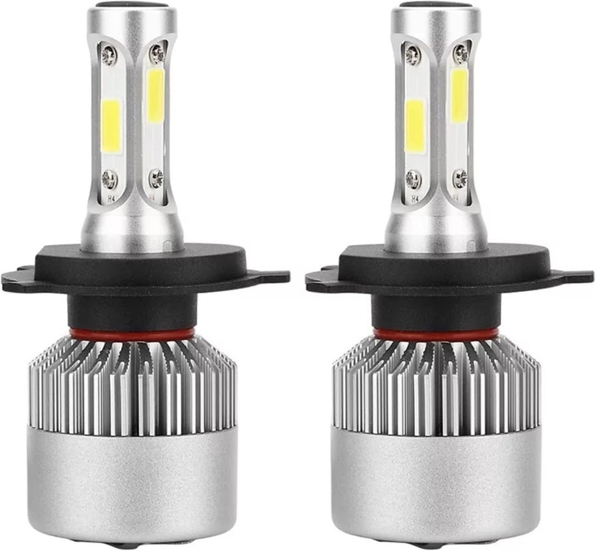 Kit becuri led auto COB S2 H4 2 buc/set 8000Lumeni temperatura 6000K/Alb putere 72W